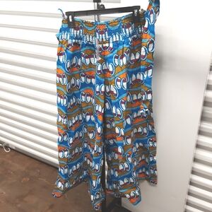 Womens Colorful Goucho Pants One Size Fits All